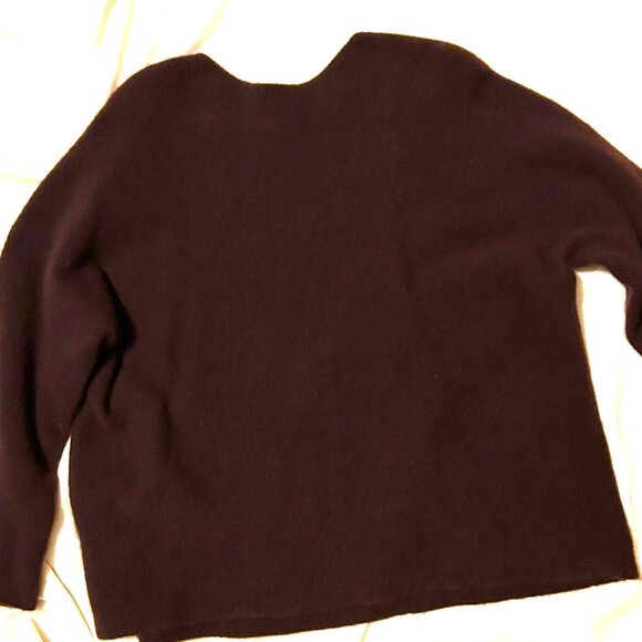Eileen Fisher - Brown Cashmere Sweater - XL - Picture 2 of 4